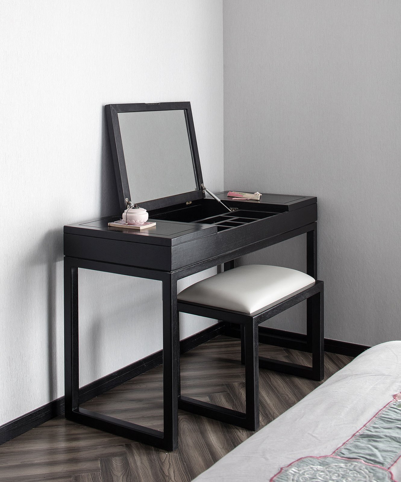 【新中式  瓯越韵】一个关于高级黑的水墨之居-117