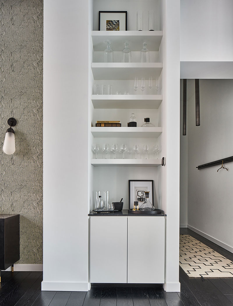 纽约时尚黑白家居，年轻家庭的温馨之作-11