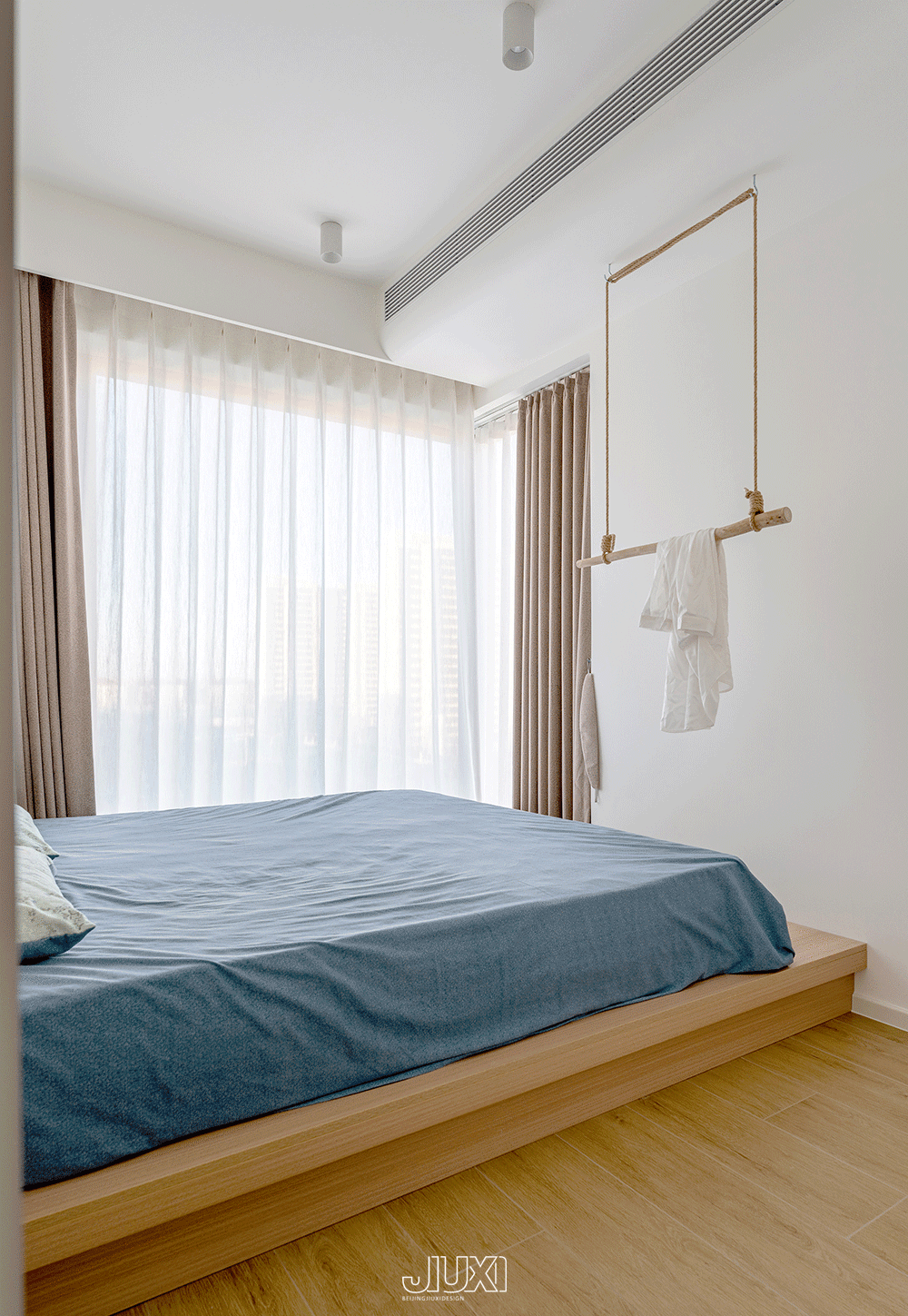 67㎡小家靠旋转电视墙，变出N种生活场景-58