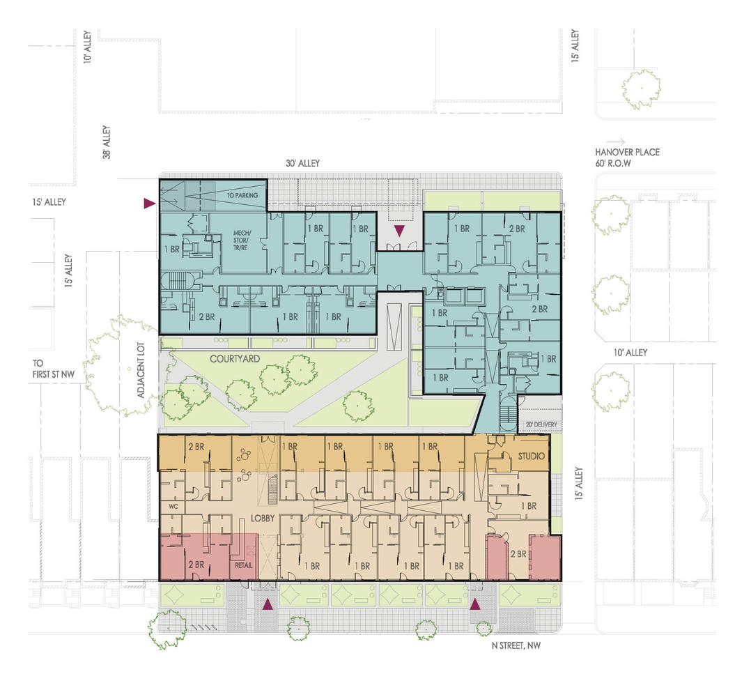 华盛顿百年老建筑转型现代住宅社区-30