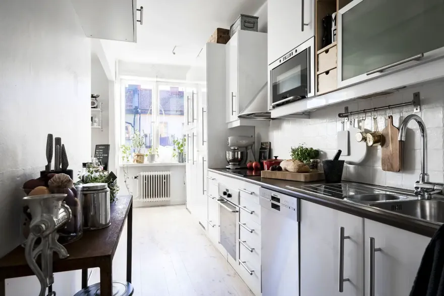 瑞典色彩家居设计 | 深蓝灰的温馨公寓-15