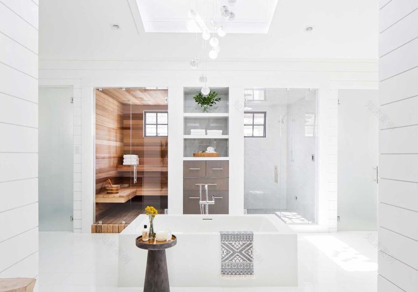 Stunning Modern Newport Beach House created by Sinclair Architects Associates 令人叹为观止的现代新港海滩住宅由辛克莱建筑师事务所创建-38