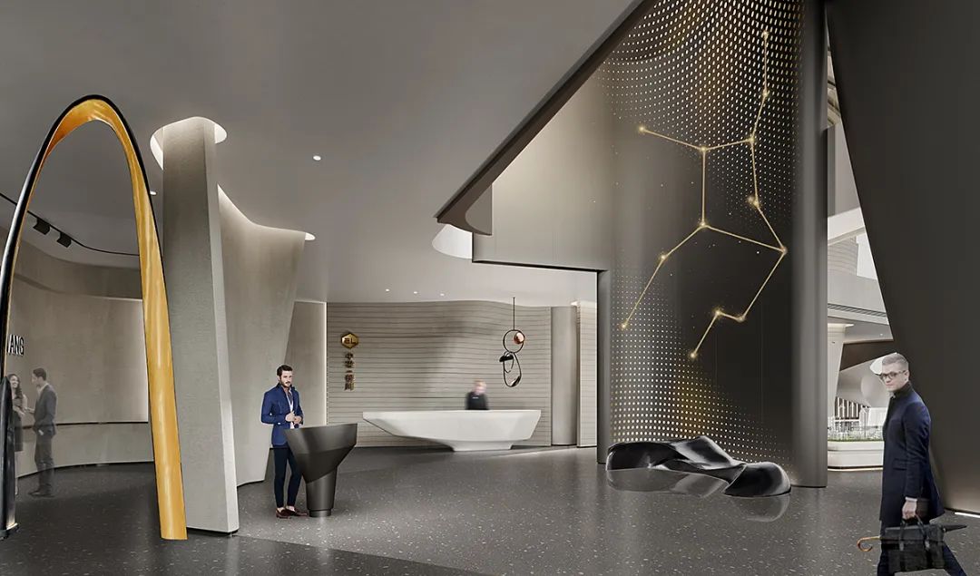 银川中梁印营销中心 | 宇宙星辰下的刚柔并济空间-42