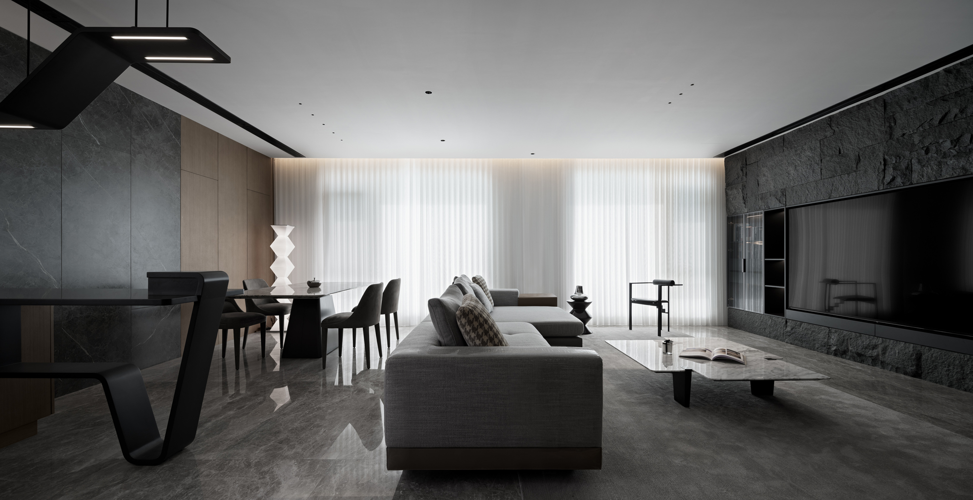 北京意式简奢风格别墅·家居空间摄影案例丨中国北京丨尔本空间设计-7