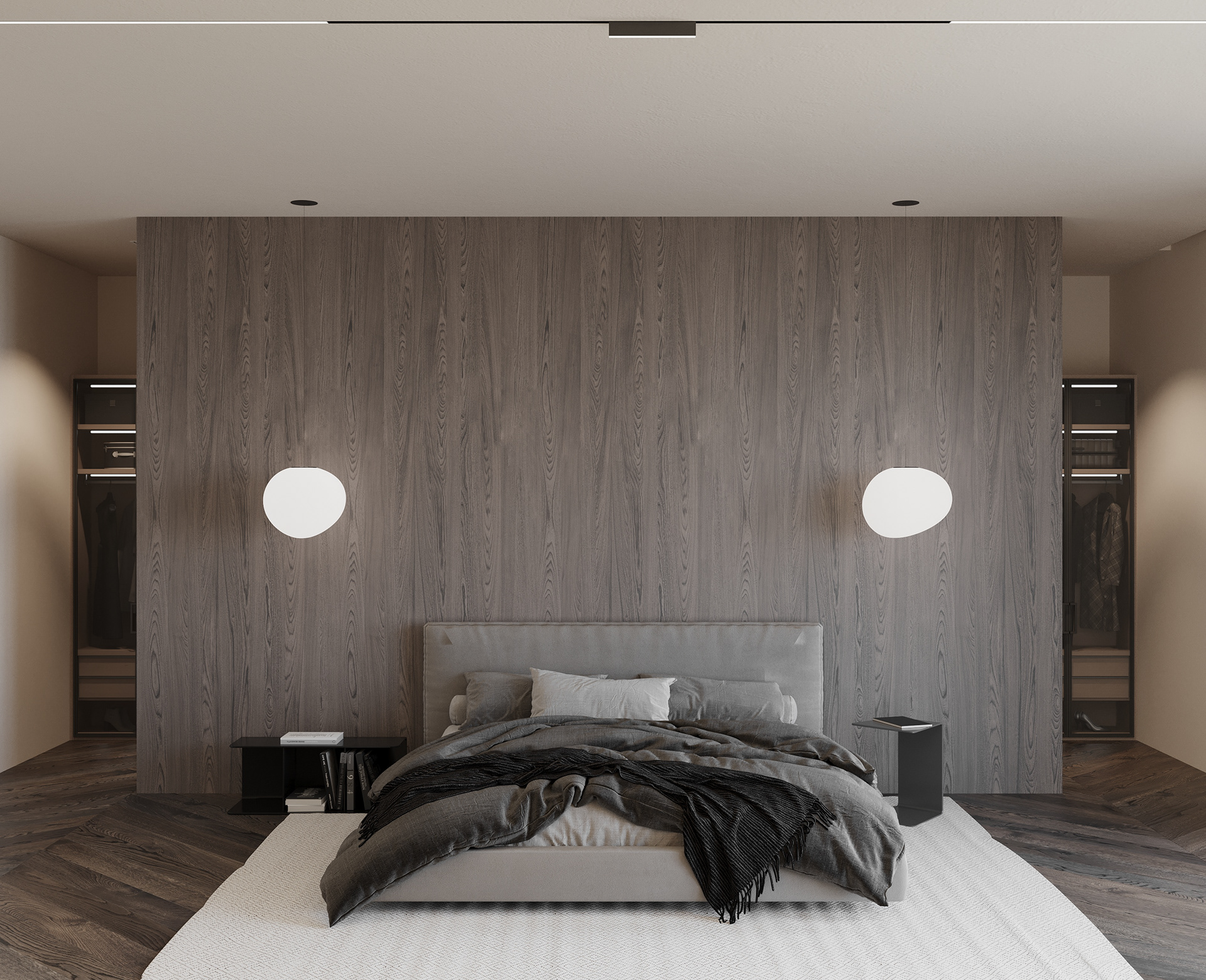 高级灰色系公寓设计 个性与美学的平衡-10