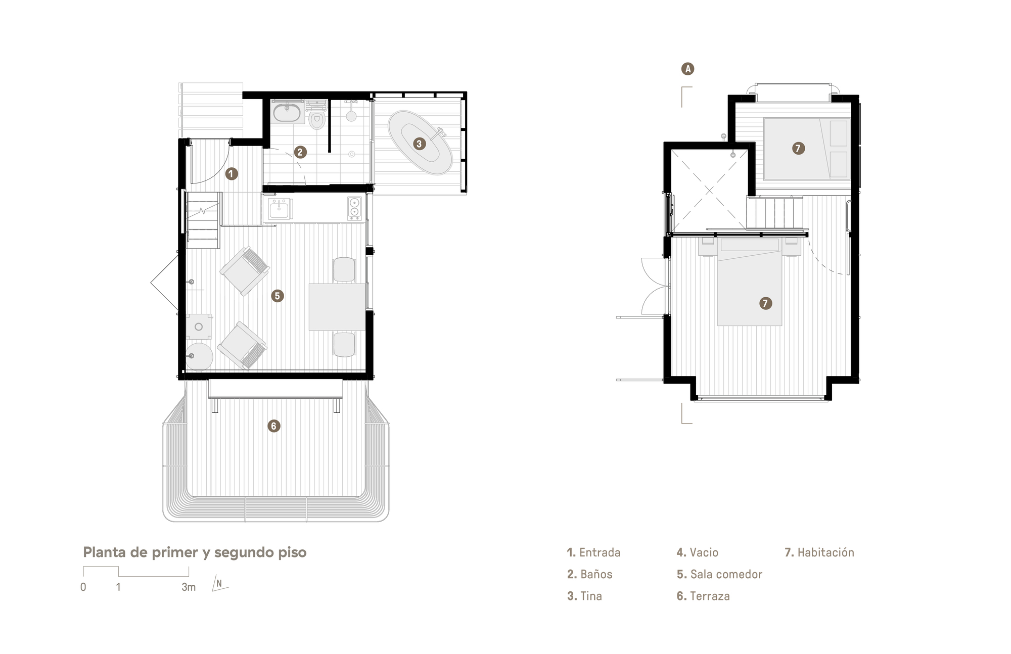 蓬塔卡西塔斯 1 号小屋丨哥伦比亚丨Yemail Arquitectura-16
