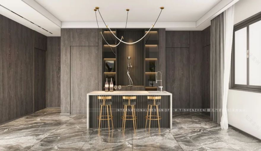 深圳观湖园F23栋别墅设计丨中国深圳丨九门堂(深圳)国际设计有限公司-44