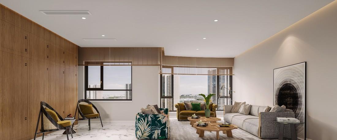 
设计新作 | 200㎡叠加户型_家的温暖 -0