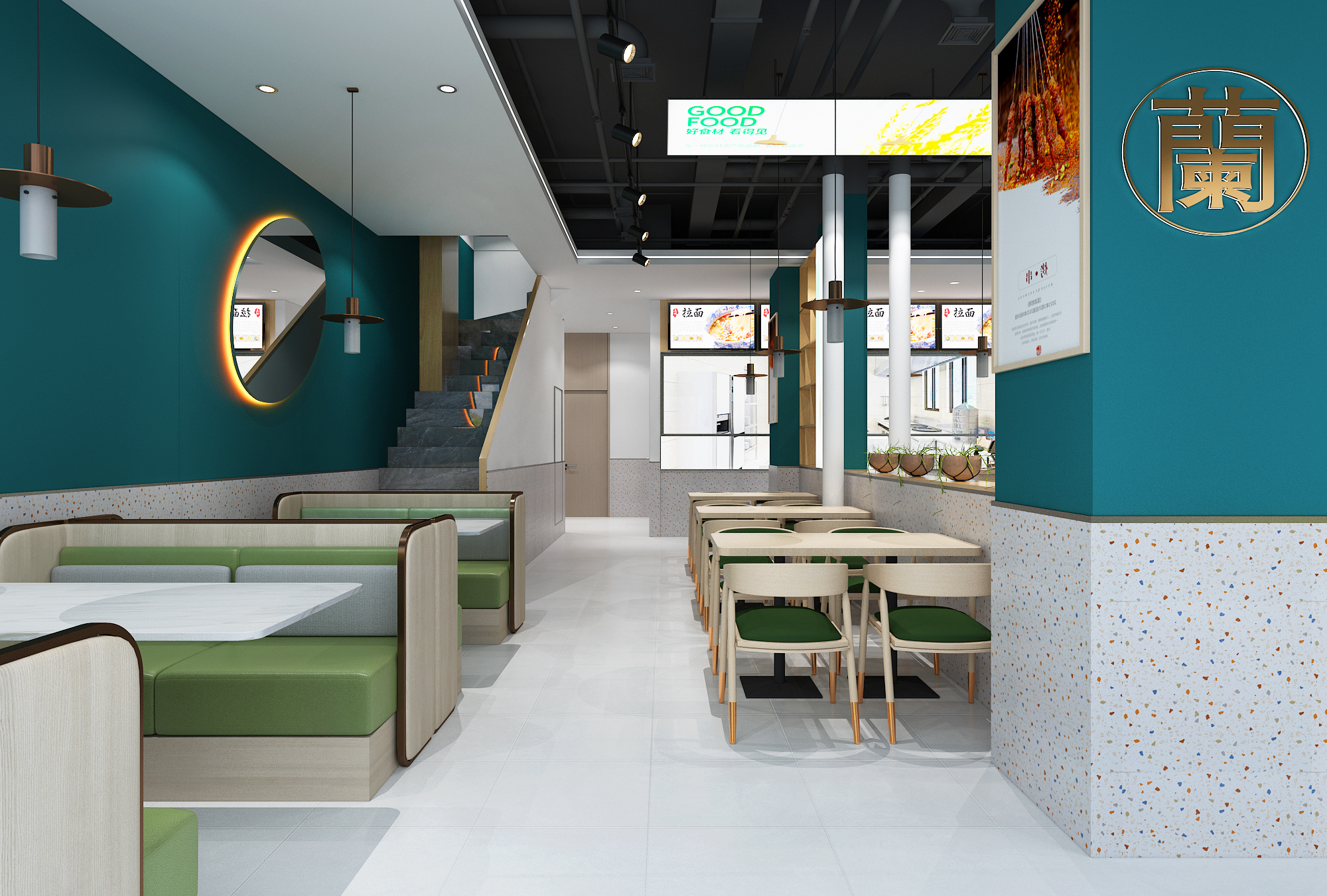 银川疆域蘭餐厅装修设计丨中国银川丨银川装修公司-7