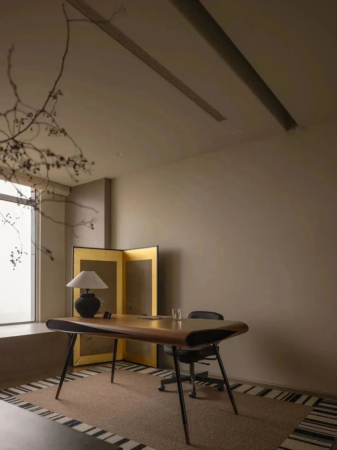 栢悦公馆侘寂风格设计丨黑白灰空间设计-41