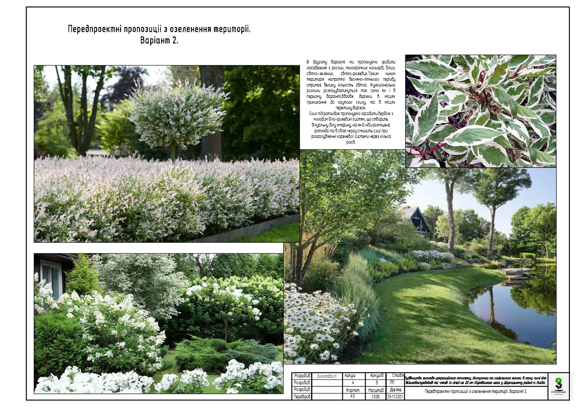 Control, verification&correction of drawings. Landscape-52