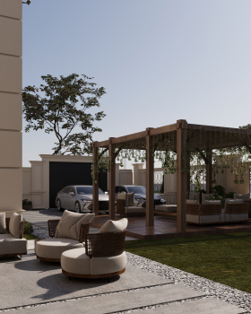 villa exterior landscape