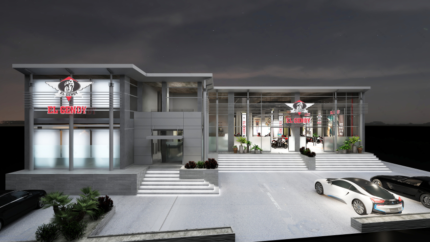 Motorcycle Showroom Concept – “EL GENDY”-8