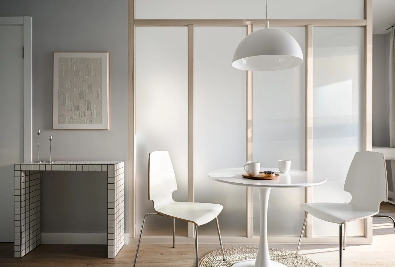 33㎡一居室设计丨Angelika Makarevich-3