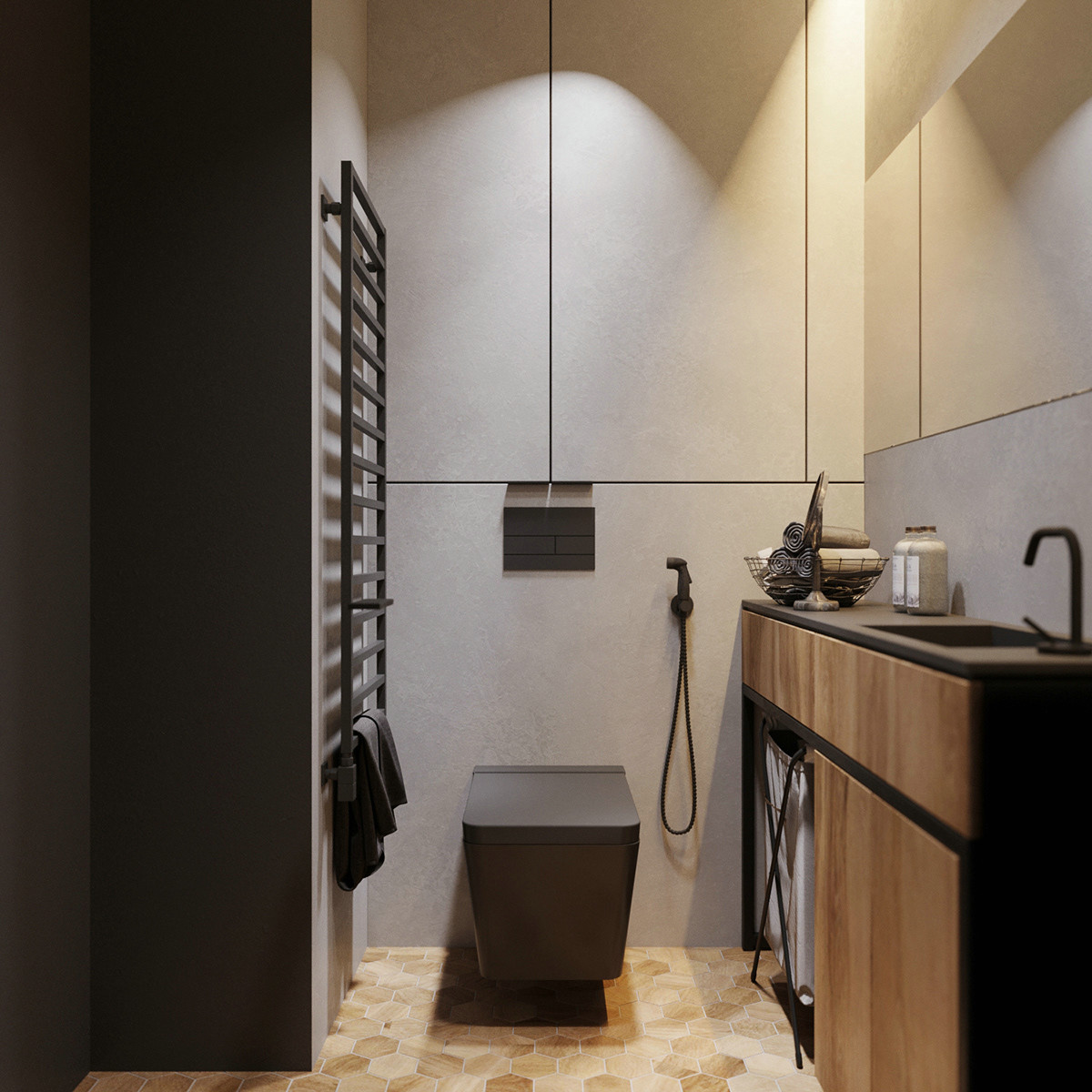 橙蓝双色打造惊艳空间，专业点评设计亮点-33