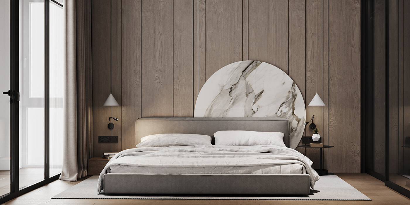 127㎡住宅设计，黑白灰+原木，超有魅力！-20