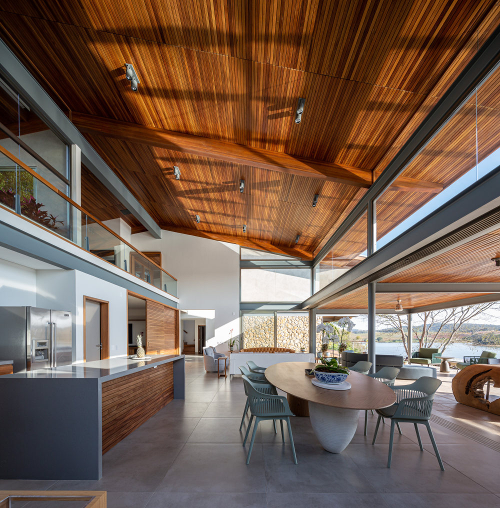 巴西水库旁的全景住宅设计-16