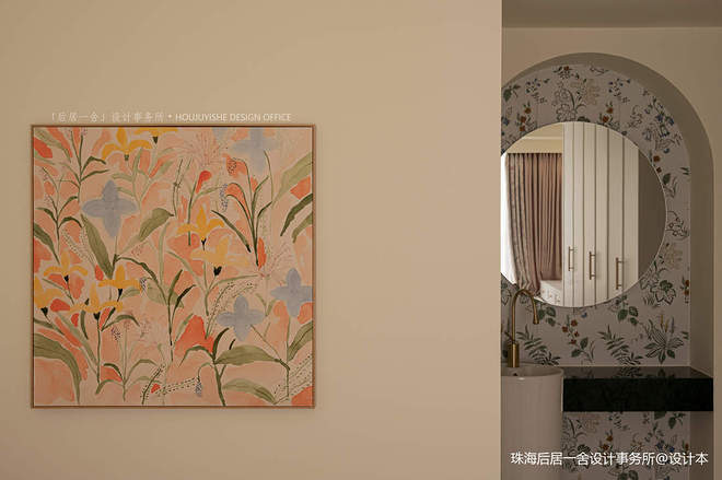 25万元三居94平米装修案例_效果图 - 珠海设计丨还原度超高的高颜值轻复古法式 - 设计本-17