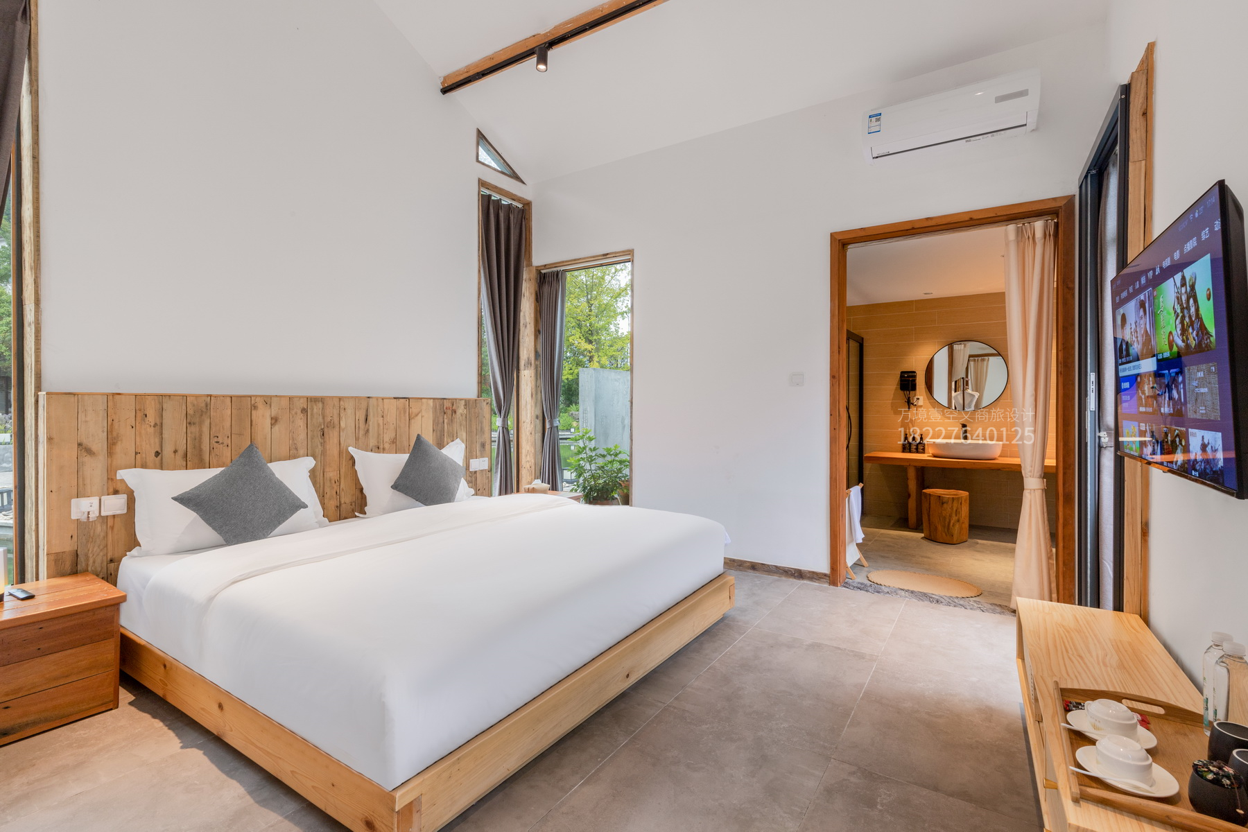 万境壹空悠哉山居温泉民宿空间设计-37