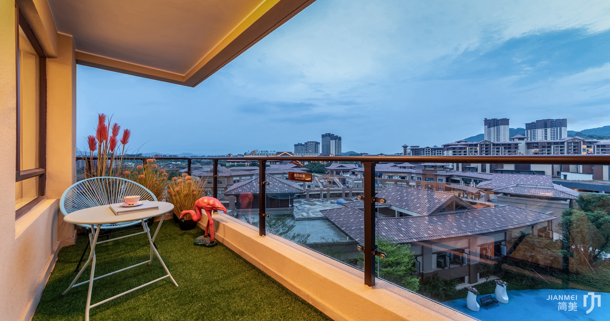 碧桂园润扬溪谷山语样板房44㎡ | 深圳市简美软装-7