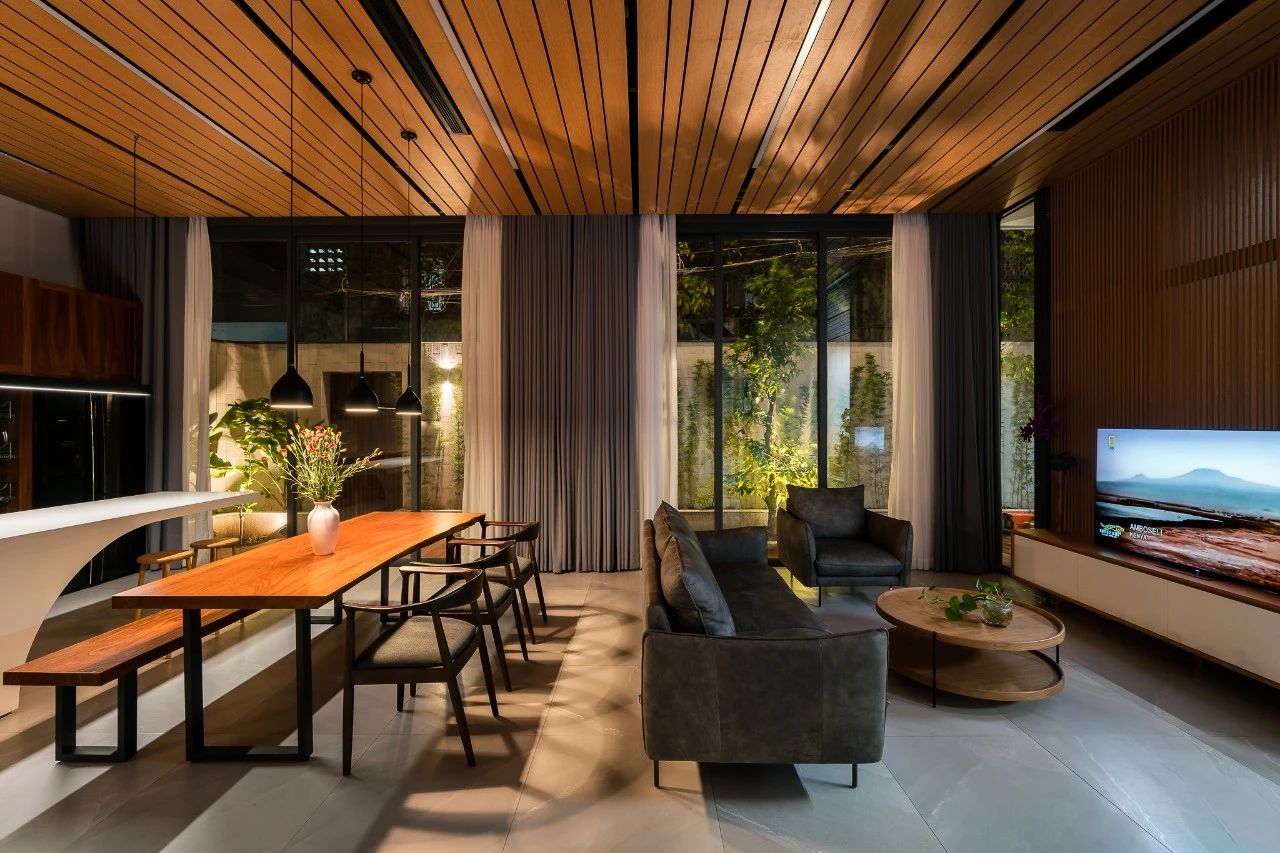 在屋顶盖一座公园,越南450㎡错层别墅！-38