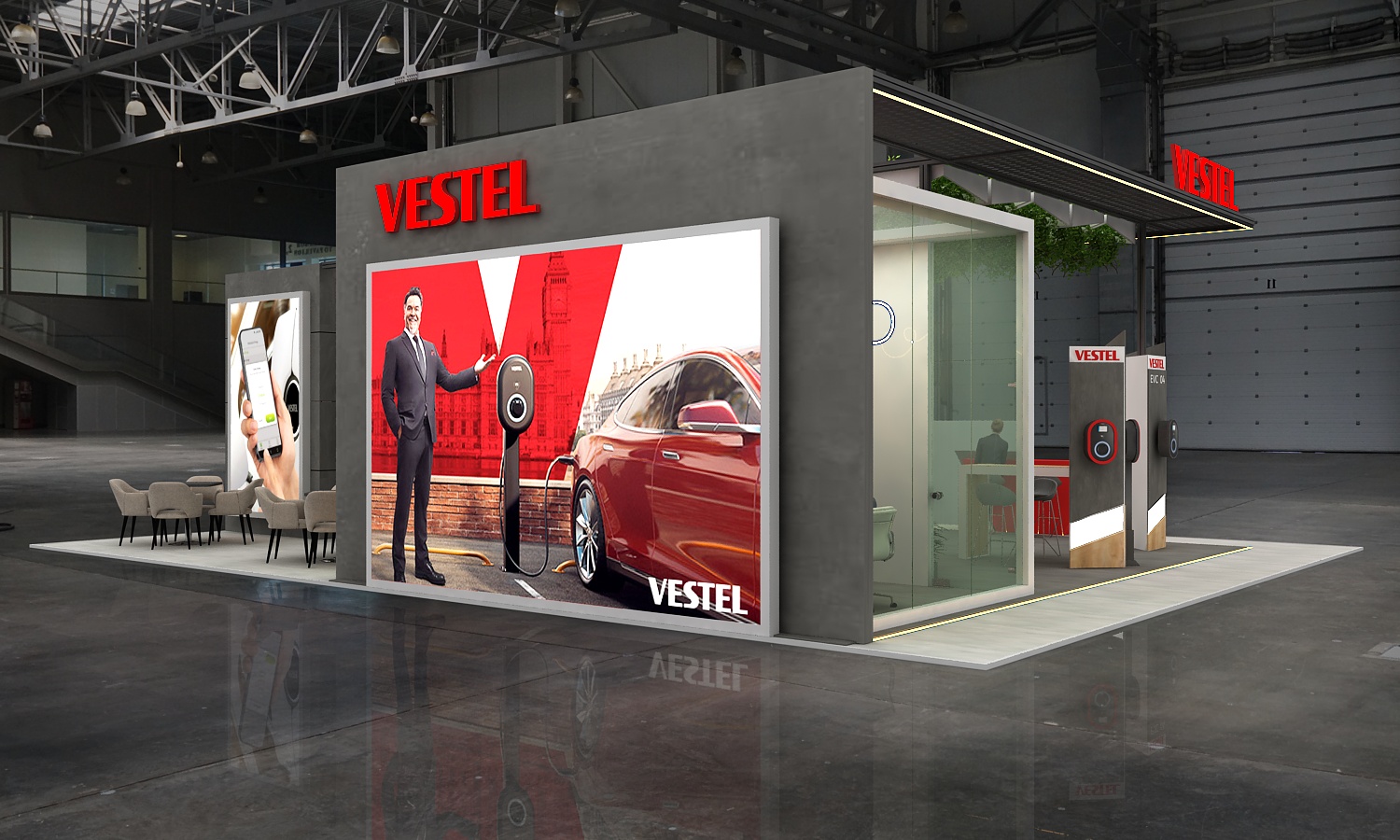 VESTEL EVCHARGE SHOW 2023 ISTANBUL 126m2-2