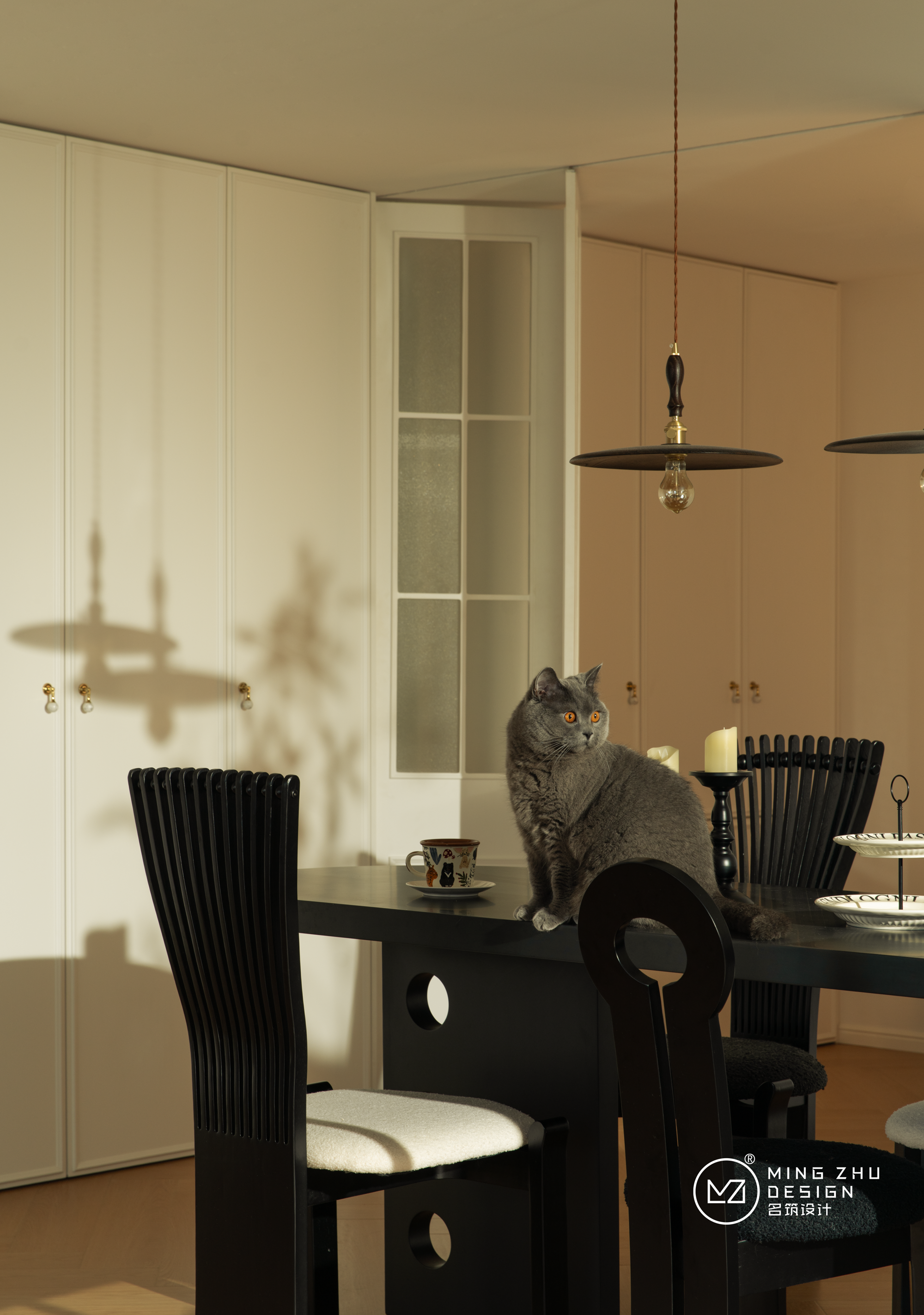 130㎡慵懒轻法式浪漫家丨中国自贡丨名筑设计-25