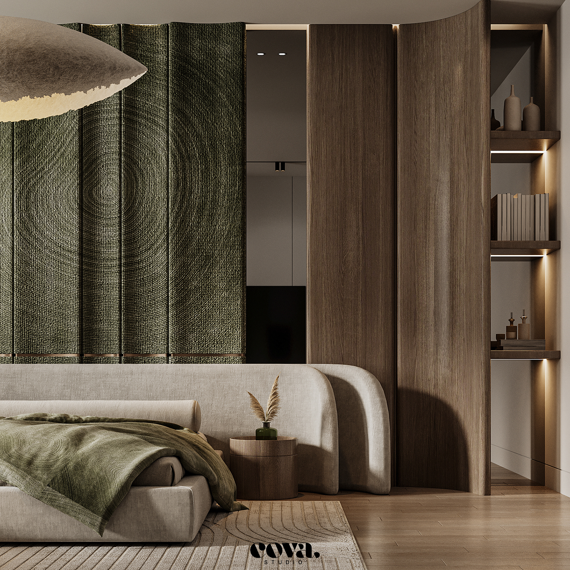 主卧室丨沙特阿拉伯丨Cova Studio-11