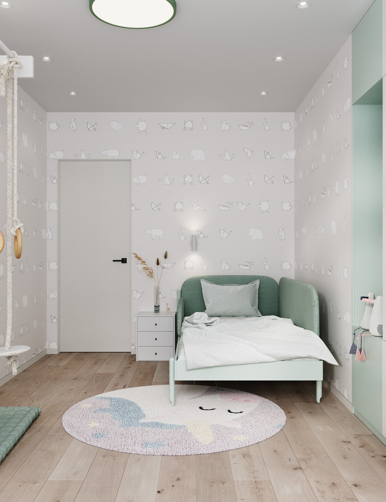 72平 小空间设计 清新范儿-9