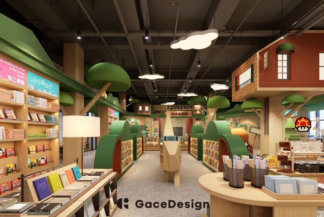 GaceDesign集合设计 ▶ 笨狼家·林木森书店，童话进入现实-34