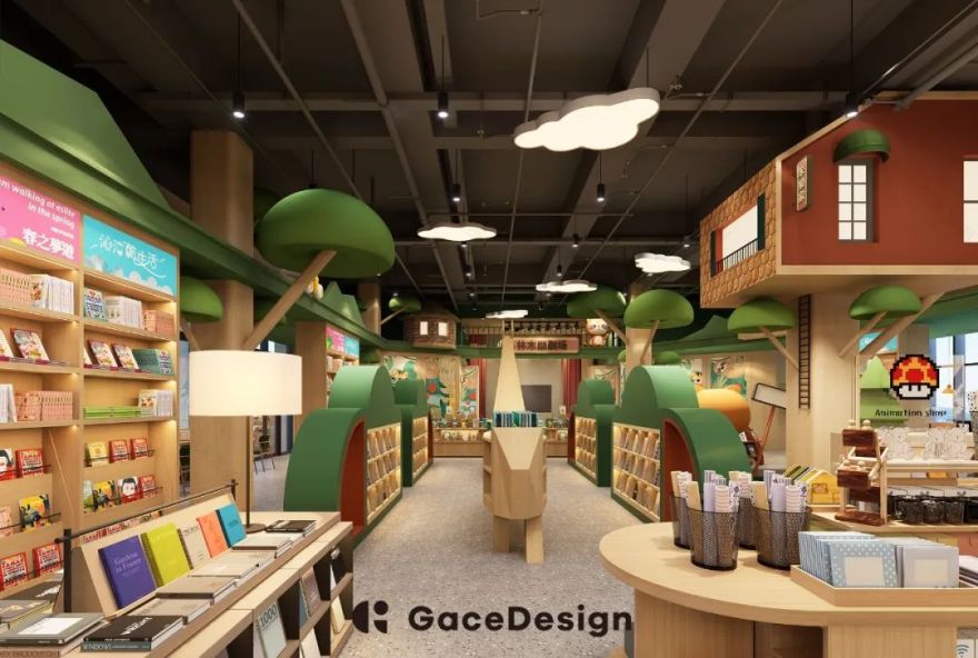 GaceDesign集合设计 ▶ 笨狼家·林木森书店,童话进入现实-34