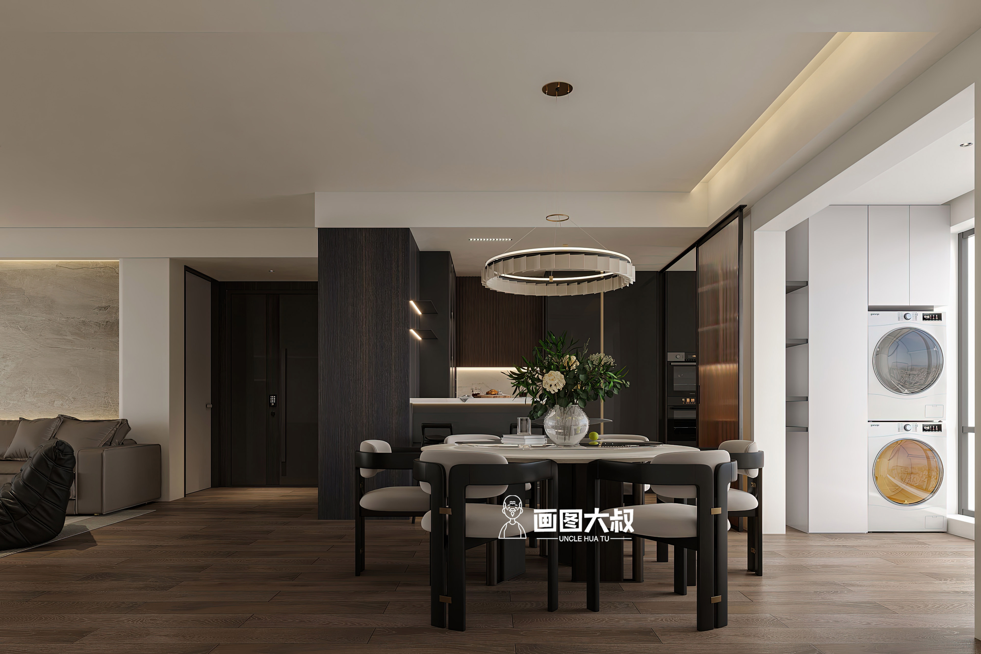 现代复古风效果图-12