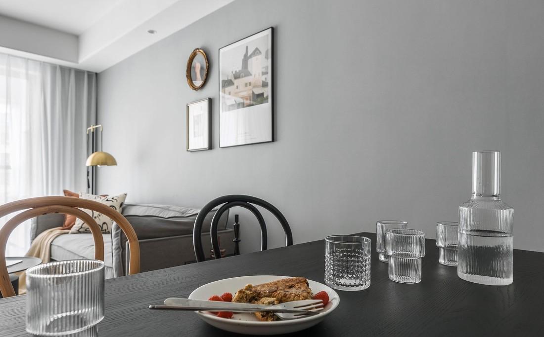 合肥容与设计丨平层丨让北欧复古风来拯救传统中国风精装房-7