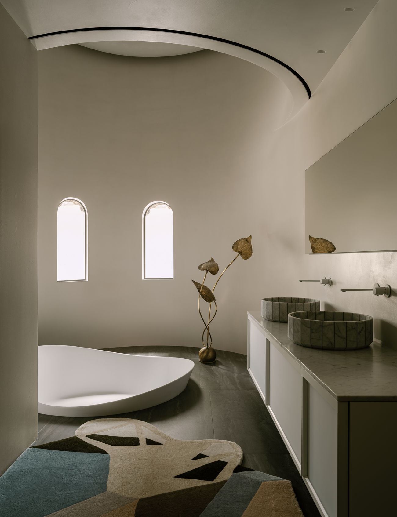 天津湖畔叠境400㎡别墅丨中国天津丨集见设计-47