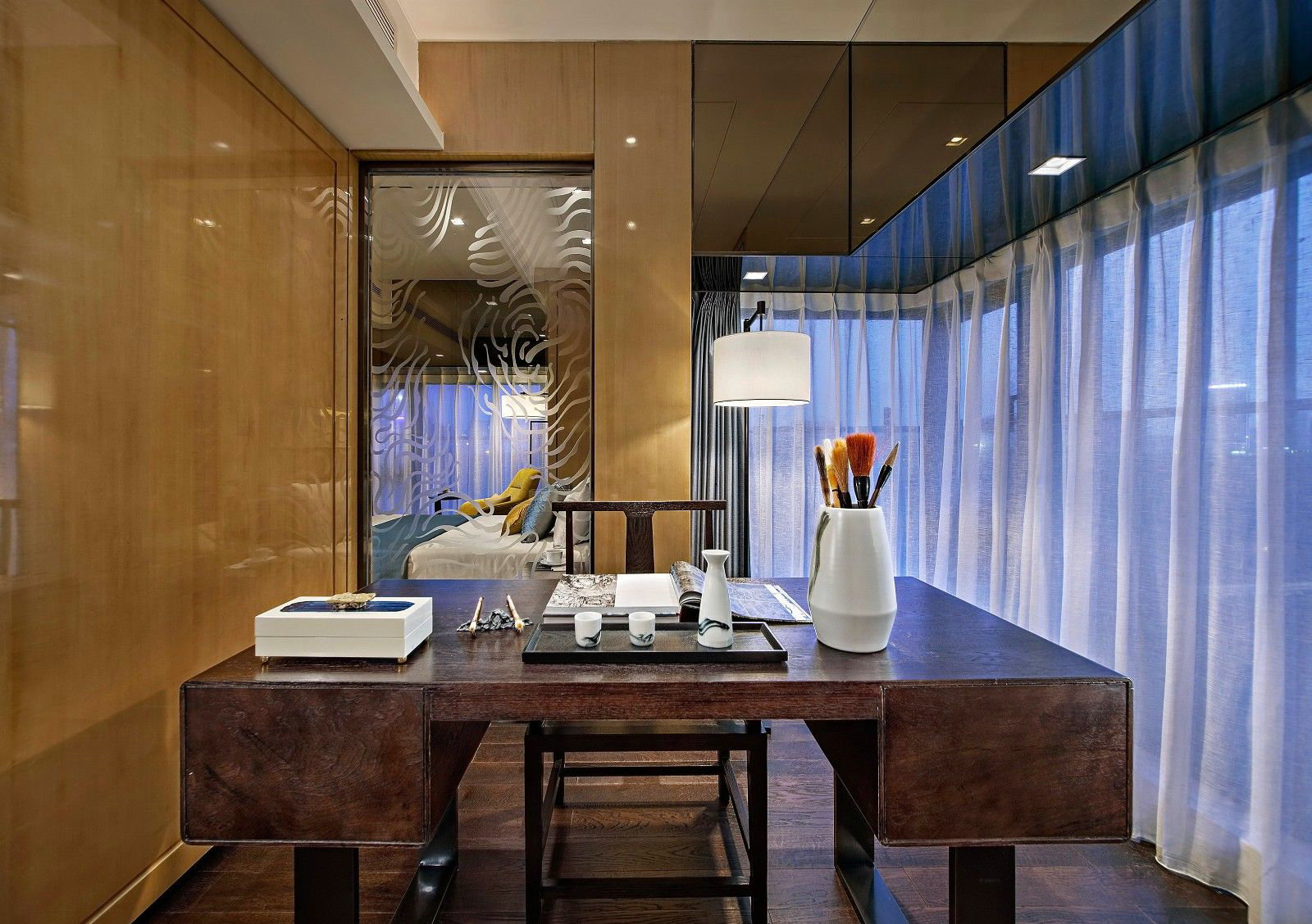 现代中式风格的魅力演绎——洪德成设计顾问(香港)有限公司-8