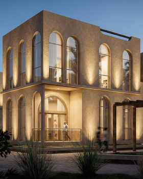 Coastal Compound Rendering