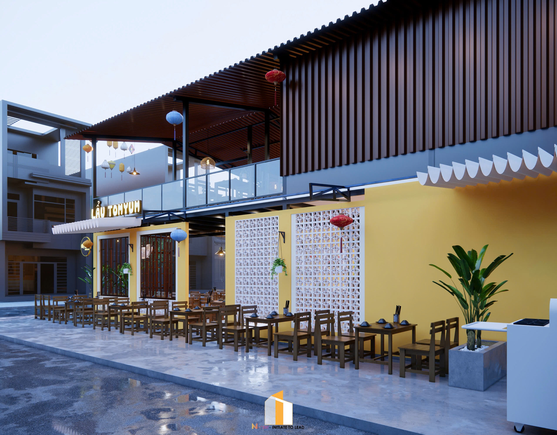 Quán Ốc Dì Ba（可能对应中文“第三螺店” ）丨越南胡志明市丨SN_Design（位于N  One）-22