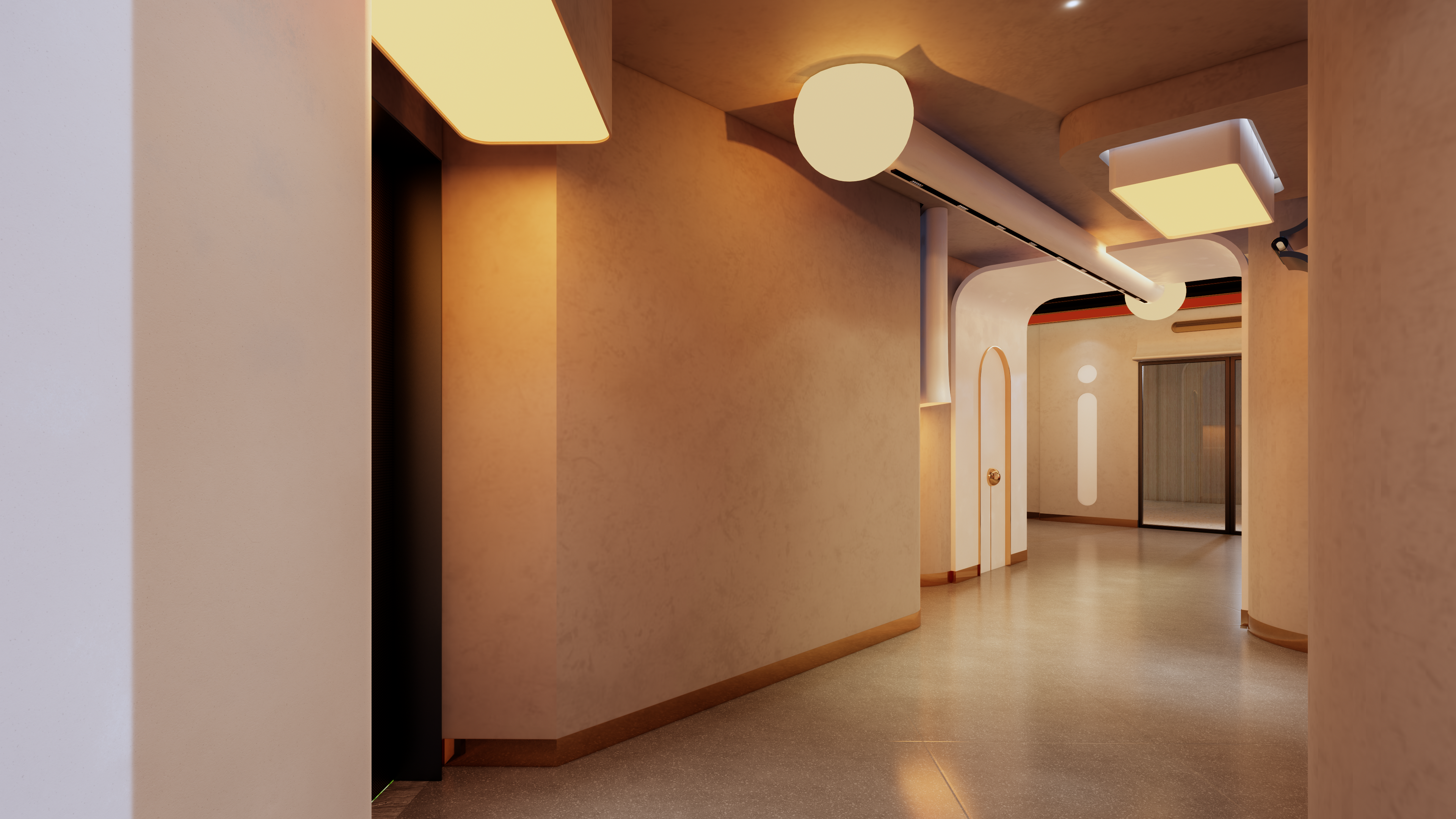 SU+Enscape商业空间公区设计-8