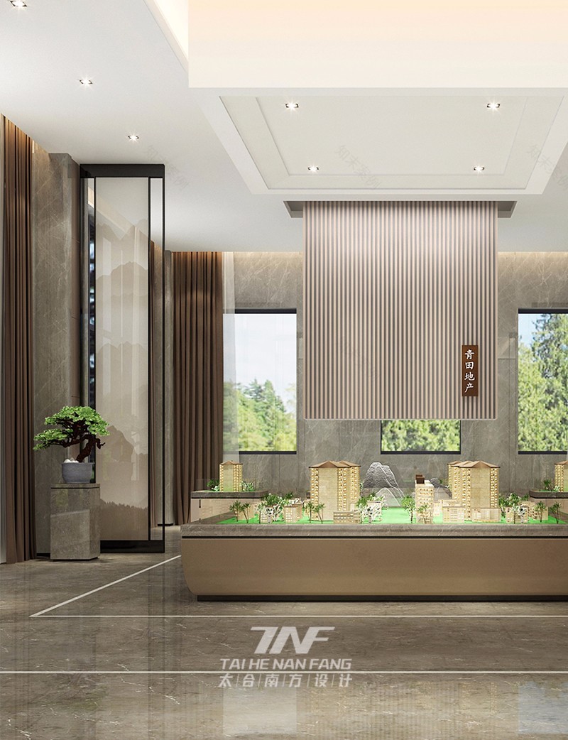 河北青田地产售楼处设计-14