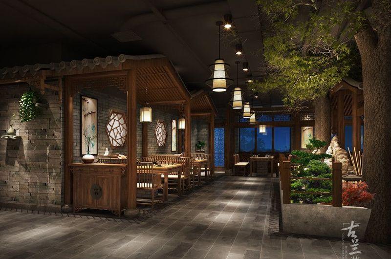 哈尔滨炭火楼火锅店——中式园林艺术与美食的完美融合-13