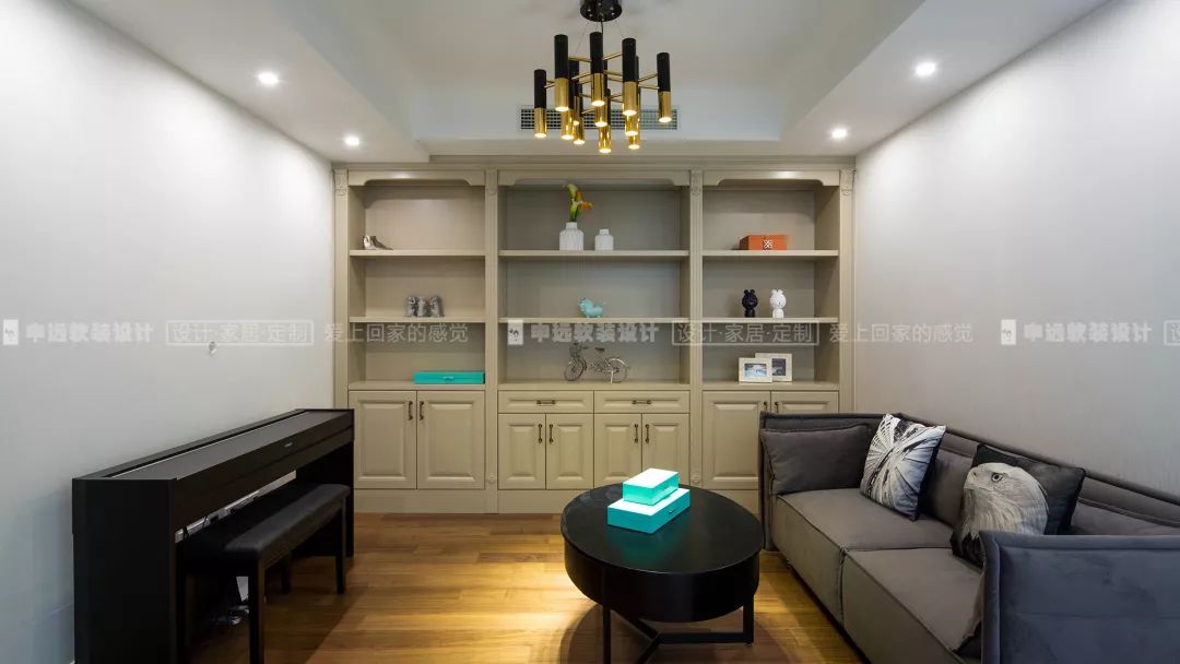 【申远软装百套实景案例】海域观园 380㎡ 法式-27