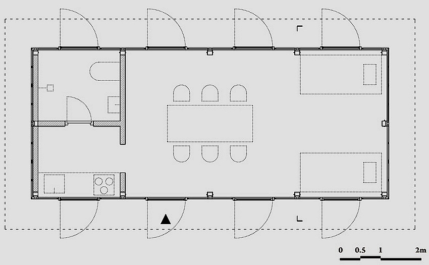3  号S系列可组装框架小屋丨越南Vo Trong Nghia建筑事务所-31