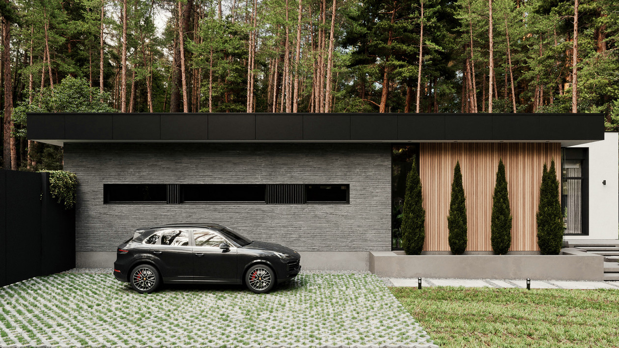 俄罗斯现代风别墅设计-1