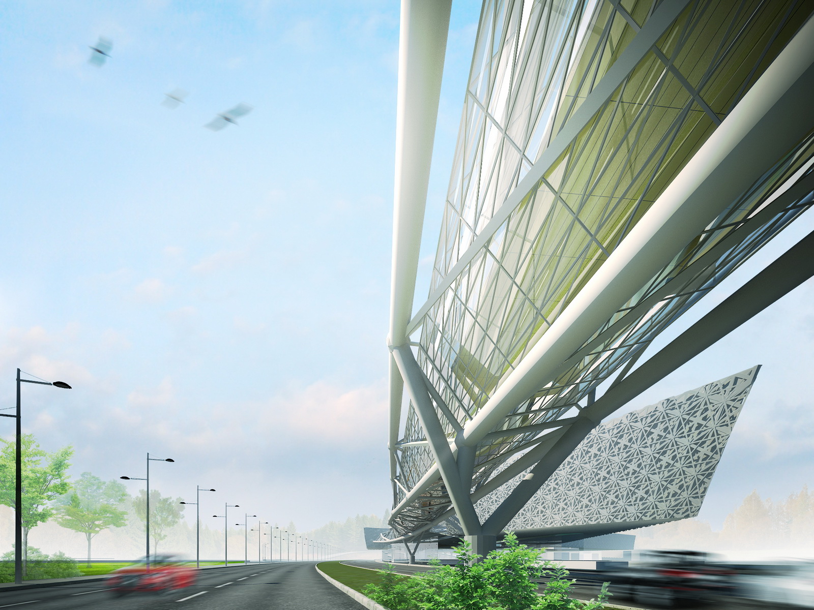 圣彼得堡“拉克塔流”交通枢纽·室内设计的新篇章-0