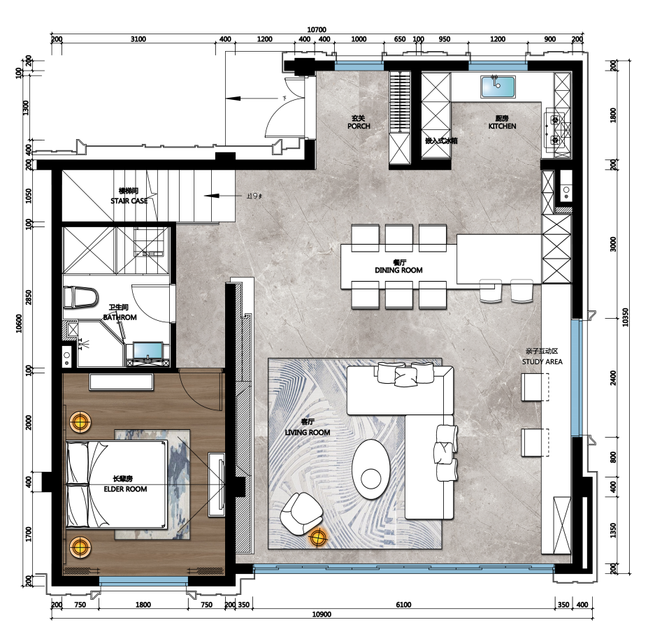 越秀岄湖郡 135 户型丨中国沈阳丨EASE 艺烁国际空间设计-34