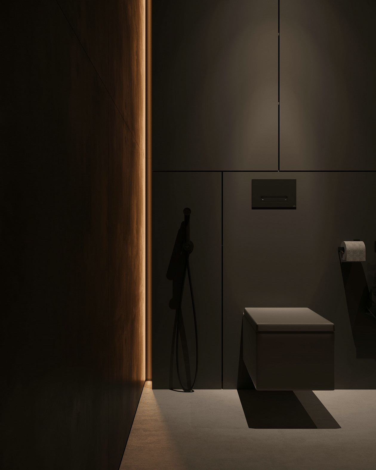 黑色系复试公寓设计 一种极致的高级感！-12