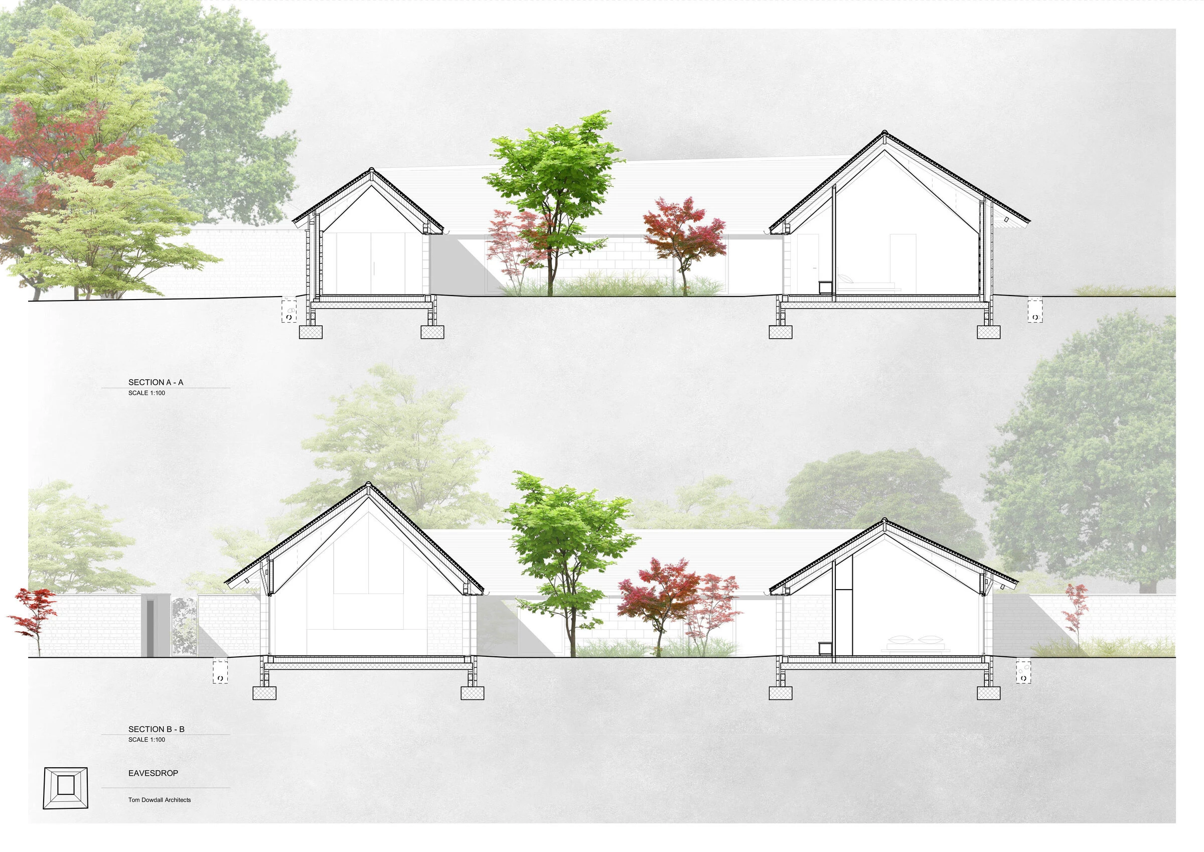 Eavesdrop 乡间别墅丨英国丨Tom Dowdall Architects-26