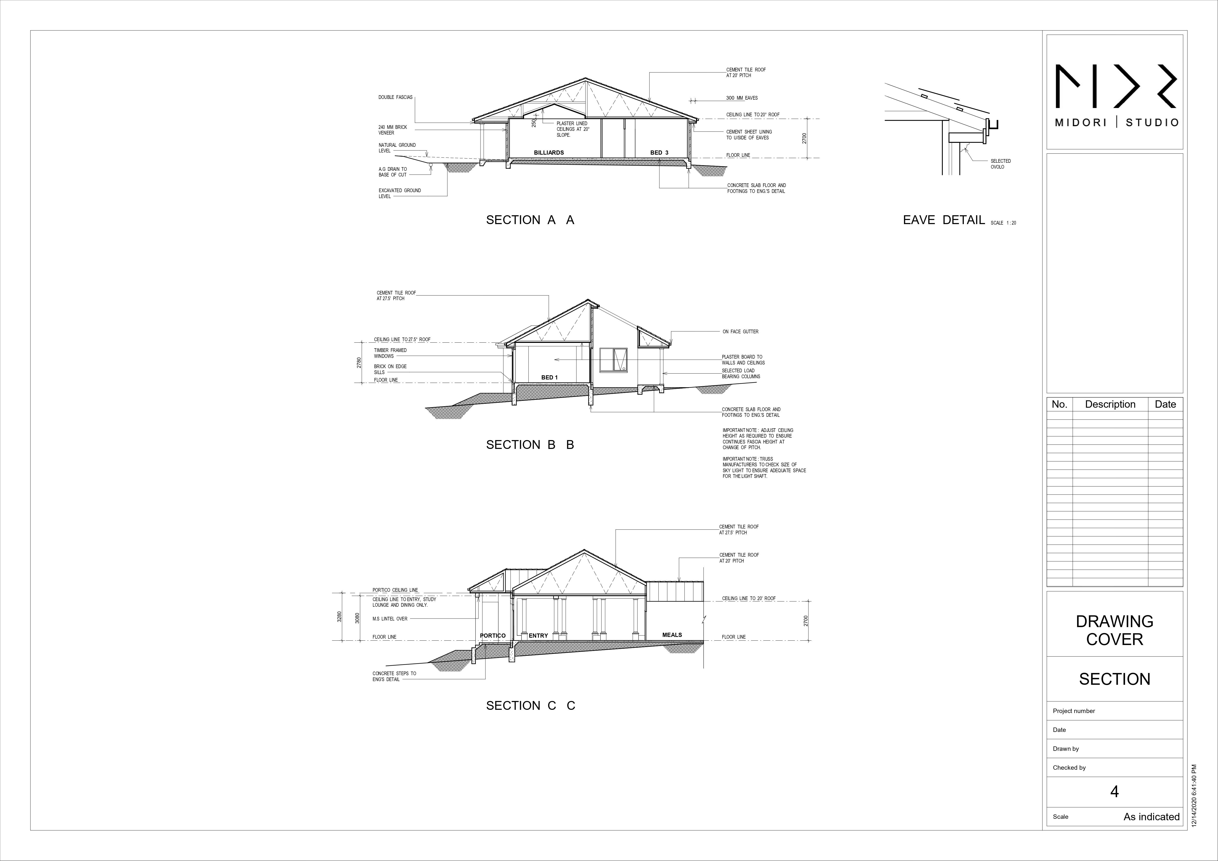 REVIT DRAWING BUILDING COVER HOUSE 03-3