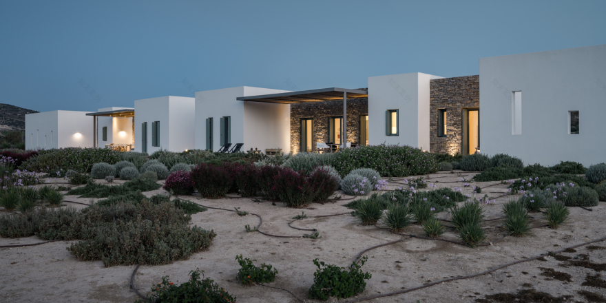 希腊 Paros 岛上的"藏匿与寻找" | 现代简约风格的双宅设计-21