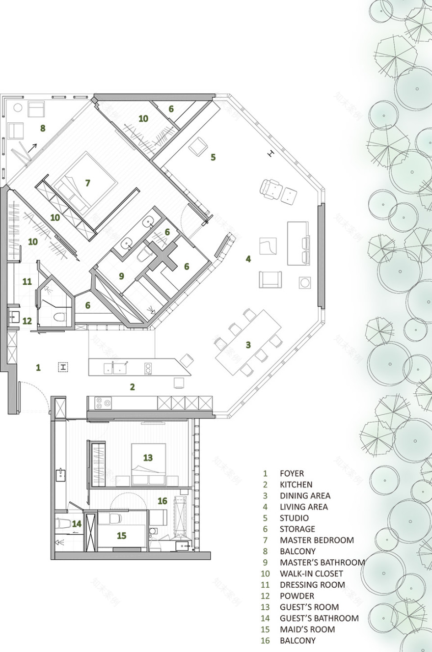 八角·三线 + 一方,台北 / 创研空间-78